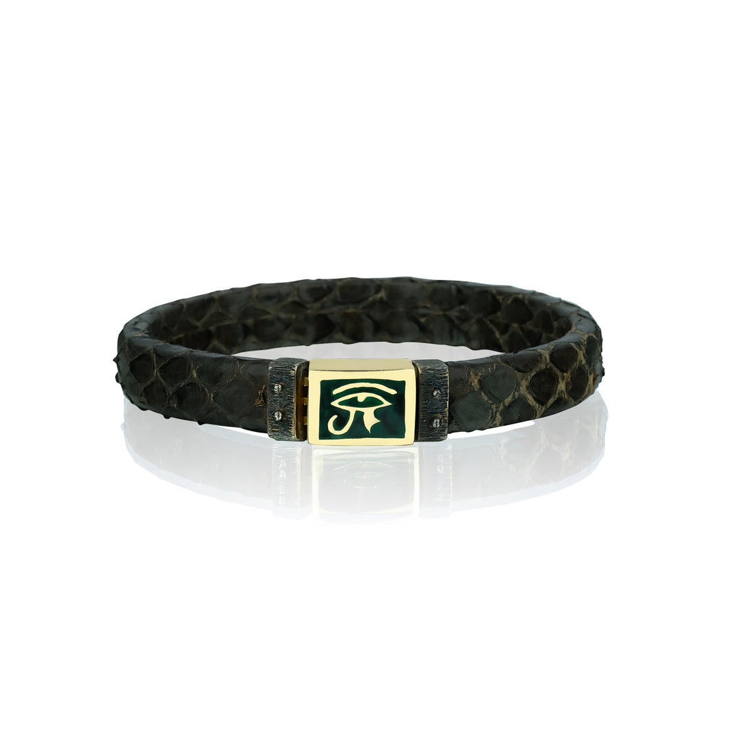 The Eye of Ra Men's Leather Bracelet – The All Seeing Eye