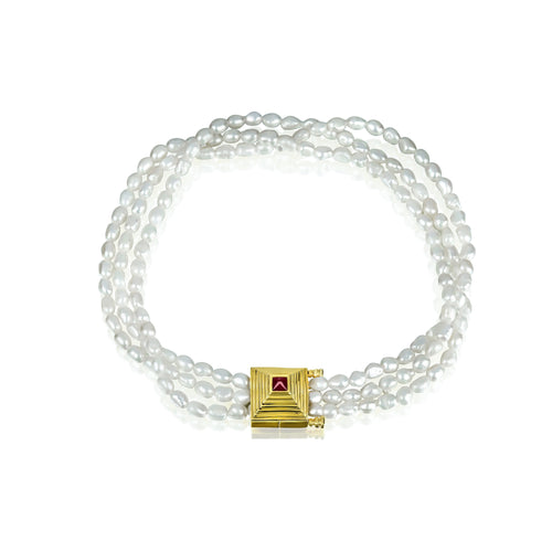 The Great Pyramid of Giza pearl Necklace