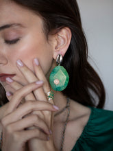 Load image into Gallery viewer, Summer Leaves Earrings Lame
