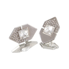 Load image into Gallery viewer, Mom&#39;s Earrings - Lame / White
