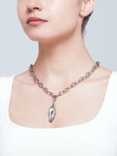 Load image into Gallery viewer, Empathy lame charm with turquoise on chain
