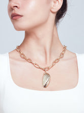 Load image into Gallery viewer, Spirit dore charm with crystals on chain
