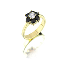 Load image into Gallery viewer, Harem Mini Blossom Sapphire Rings - birceakalaydesign
