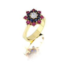Load image into Gallery viewer, Harem Roses Double Colored Rings
