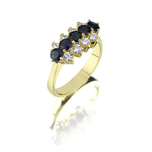 Load image into Gallery viewer, Harem Trio Sapphire Rings
