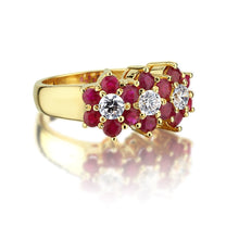 Load image into Gallery viewer, Harem Blossom Ruby Rings
