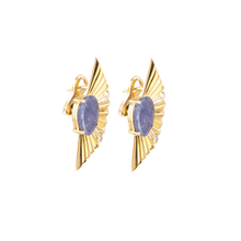 Load image into Gallery viewer, Lavender Wings Earrings
