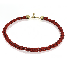Load image into Gallery viewer, Rainbow Choker Spicy Red
